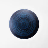 RAYS PLATE Round M　indigo dye