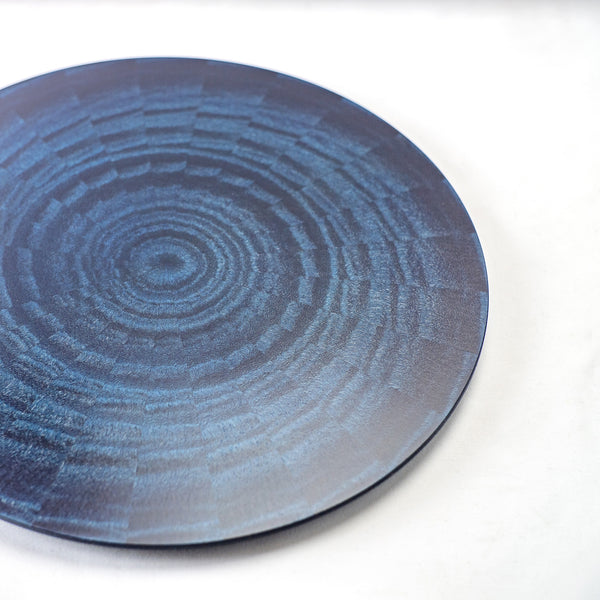 RAYS PLATE Round M　indigo dye