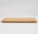 TSUKI - JIRI WOOD PLATE 25　オーク 木彫　150x300x15（mm） - MORIKOUGEI ONLINE STORE