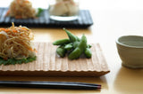 TSUKI - JIRI WOOD PLATE　oak - ridged　ツキジリウッドプレート＿オーク木彫 - MORIKOUGEI ONLINE STORE