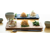 TSUKI - JIRI WOOD PLATE　oak - ridged　ツキジリウッドプレート＿オーク木彫 - MORIKOUGEI ONLINE STORE