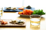 TSUKI - JIRI WOOD PLATE　ridged - indigo dyed　ツキジリウッドプレート　木彫＿藍染 - MORIKOUGEI ONLINE STORE
