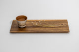 TSUKI - JIRI WOOD PLATE　TW - 2650　ゼブラウッドフラット - MORIKOUGEI ONLINE STORE