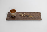 TSUKI - JIRI WOOD PLATE　TW - 2652　ウォールナット木彫 - MORIKOUGEI ONLINE STORE