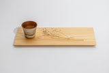 TSUKI - JIRI WOOD PLATE　TW - 2656　ヒノキフラット - MORIKOUGEI ONLINE STORE