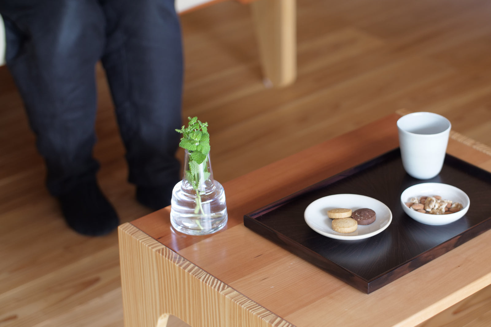 Rectangle Tray | Japanese Handmade Wood Tray by MORI KOUGEI