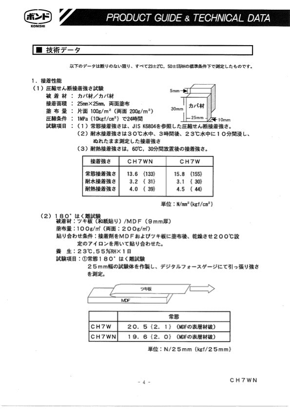 CH7WN　1kg 木材接着剤（ツキ板アイロン貼り） - MORIKOUGEI ONLINE STORE