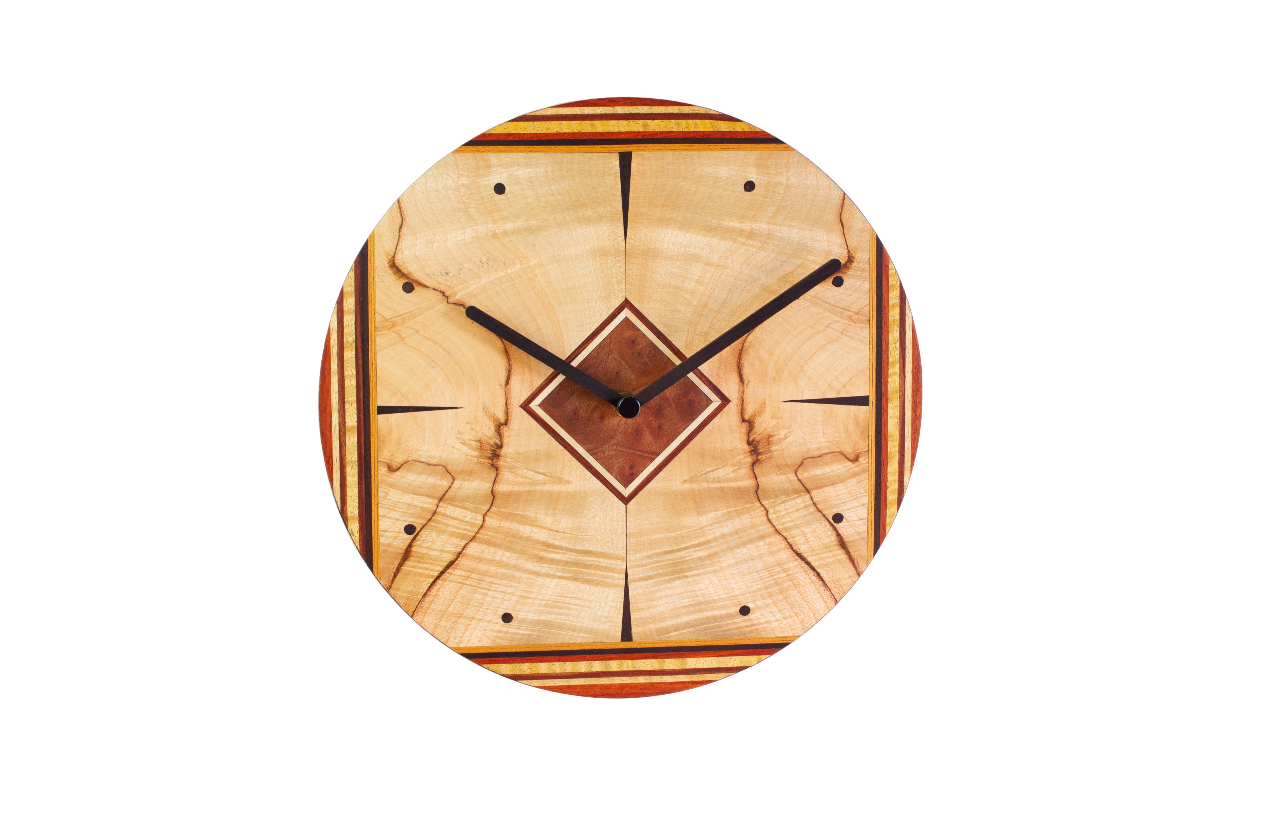 CLOCK　Kenichi Mori wood inlay work CLK-02 - MORIKOUGEI ONLINE STORE