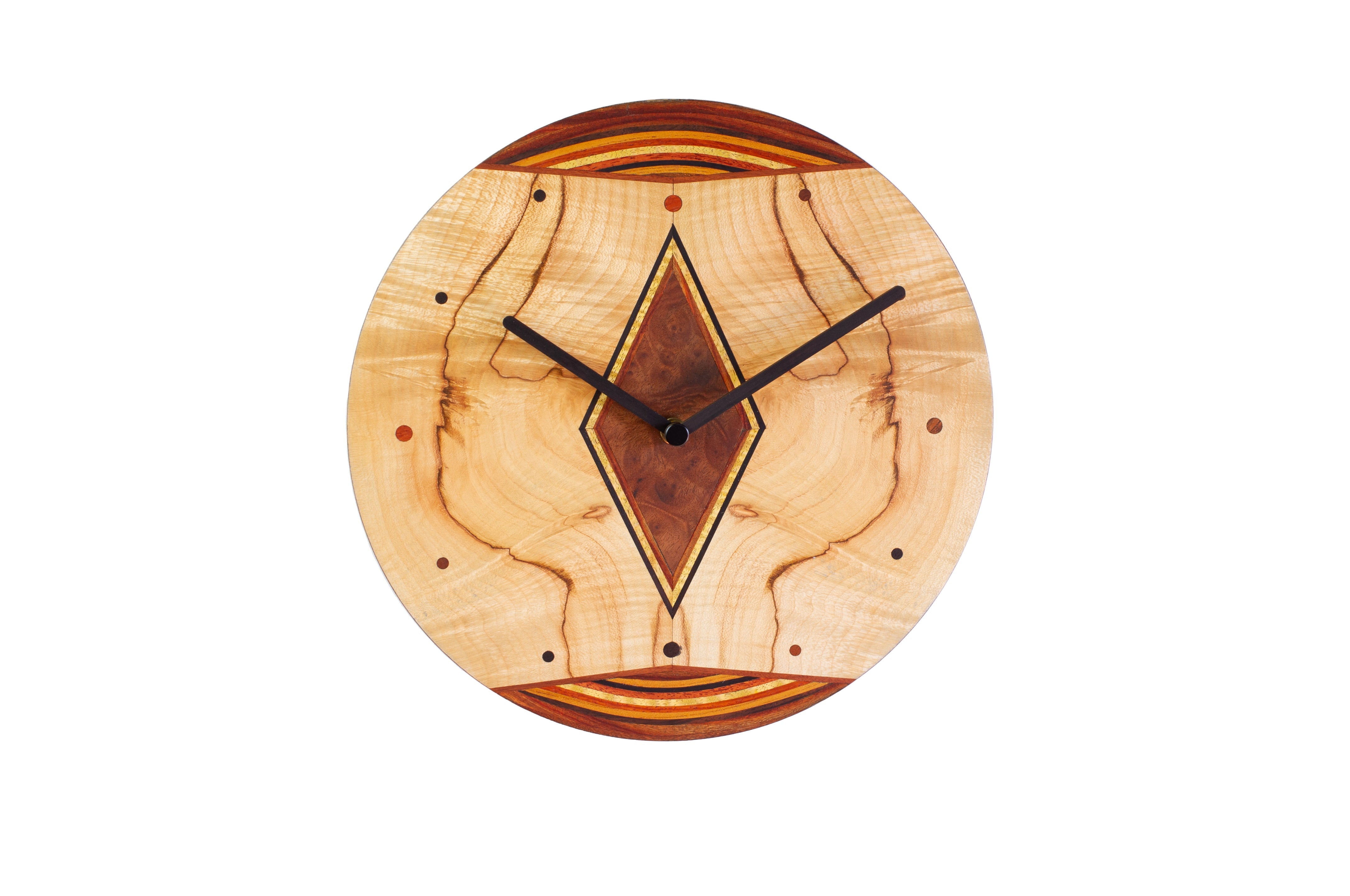 CLOCK　Kenichi Mori wood inlay work CLK-03 - MORIKOUGEI ONLINE STORE