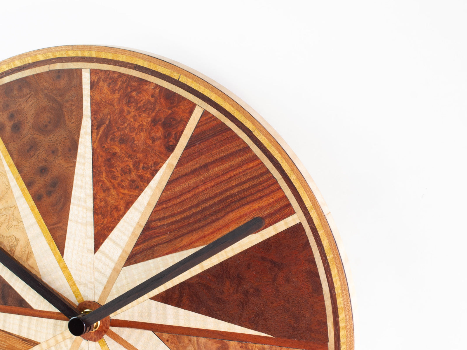 CLOCK Kenichi Mori wood inlay work CLK-05 | 木象嵌の一点物限定