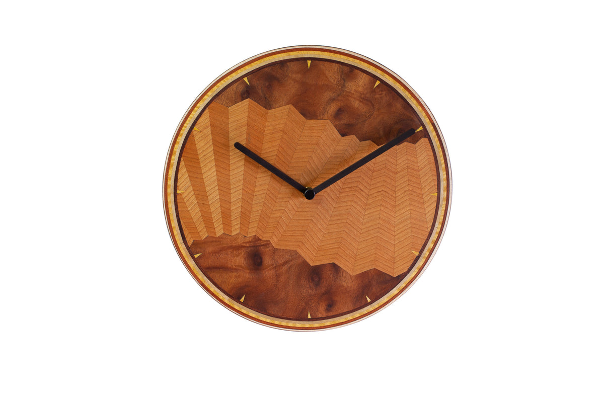 CLOCK｜突板工芸の木製壁掛け時計｜森工芸・徳島 – MORIKOUGEI ONLINE