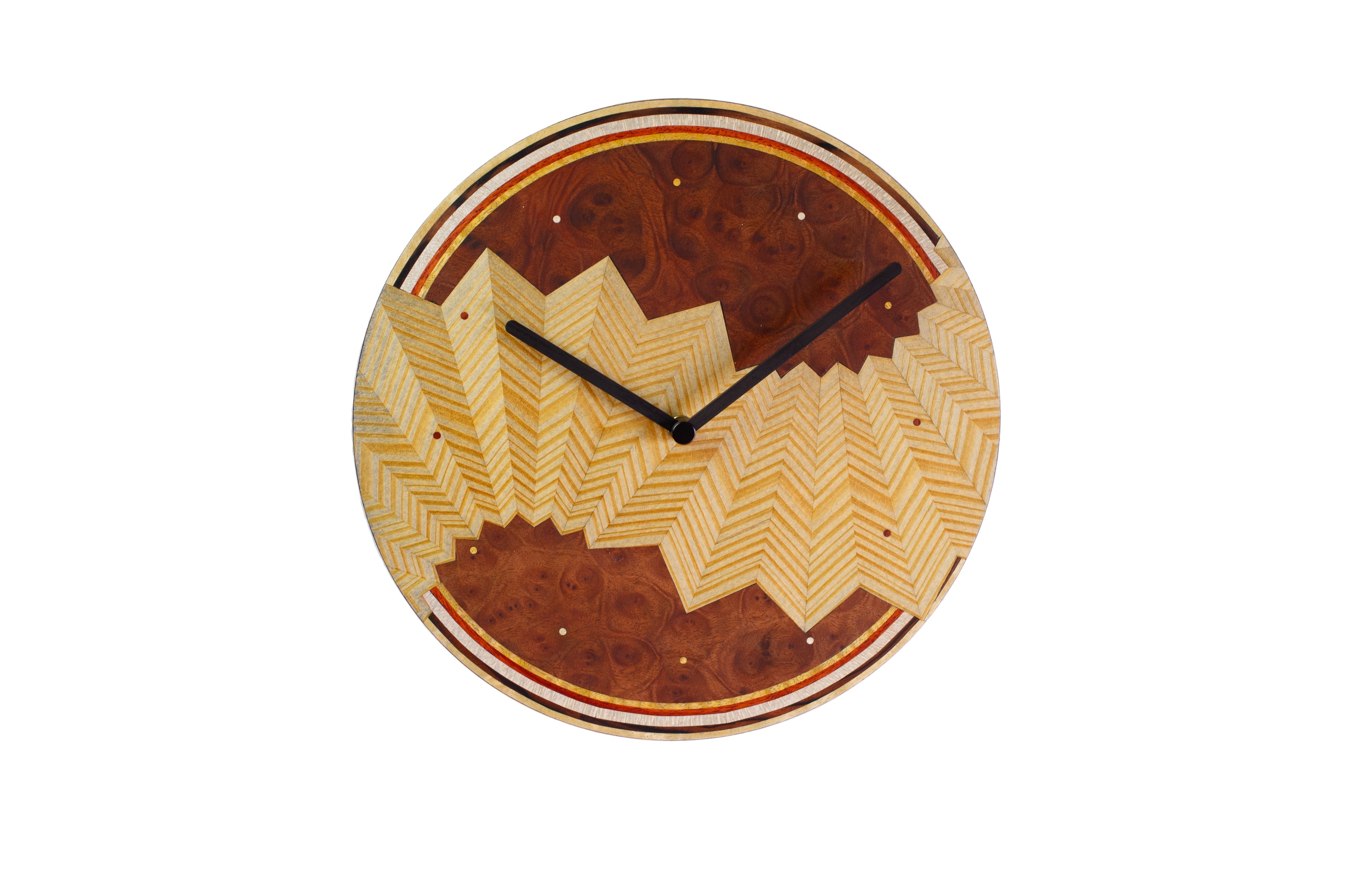 CLOCK　Kenichi Mori wood inlay work CLK-08 - MORIKOUGEI ONLINE STORE