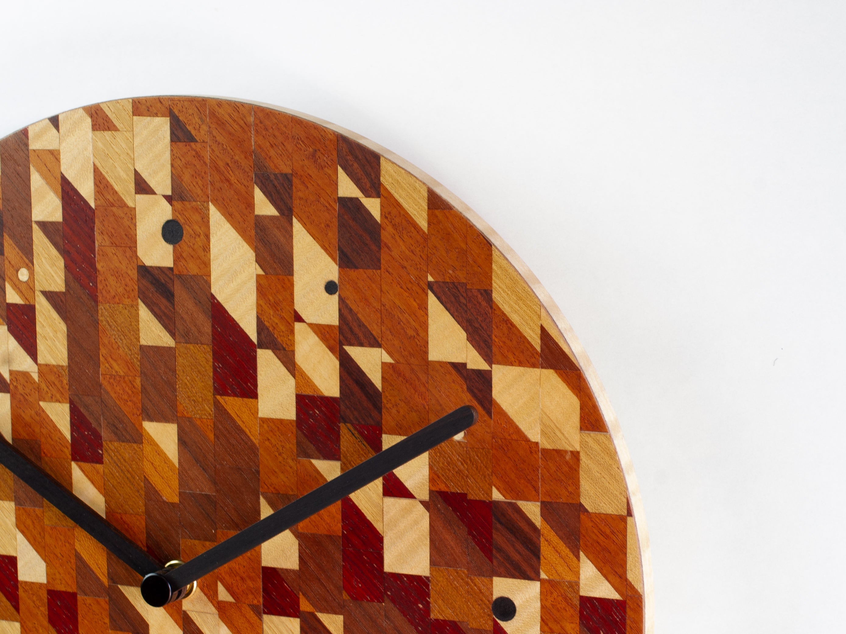 CLOCK Kenichi Mori wood inlay work CLK-09 - MORIKOUGEI ONLINE STORE