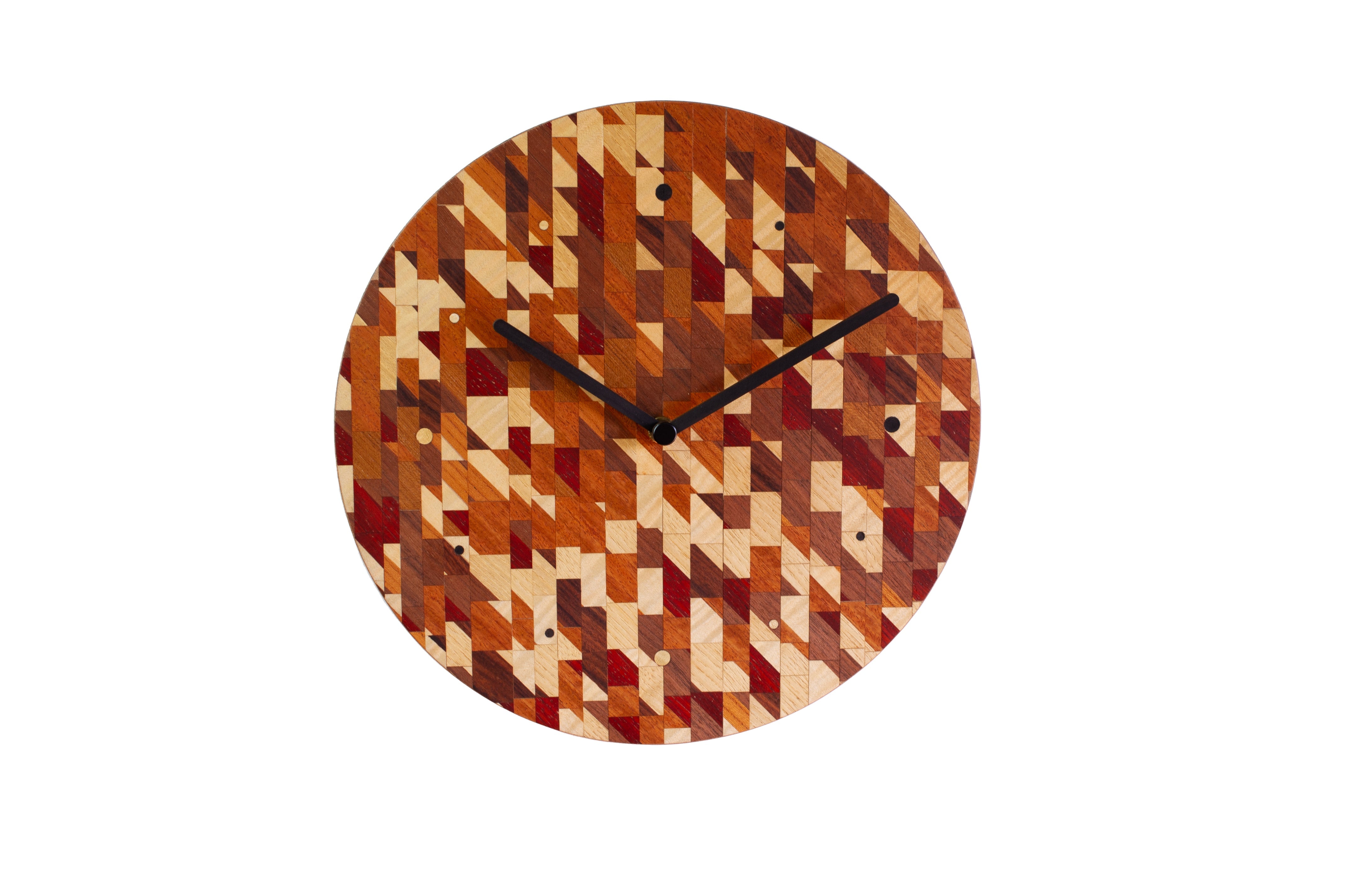 CLOCK Kenichi Mori wood inlay work CLK-09 - MORIKOUGEI ONLINE STORE