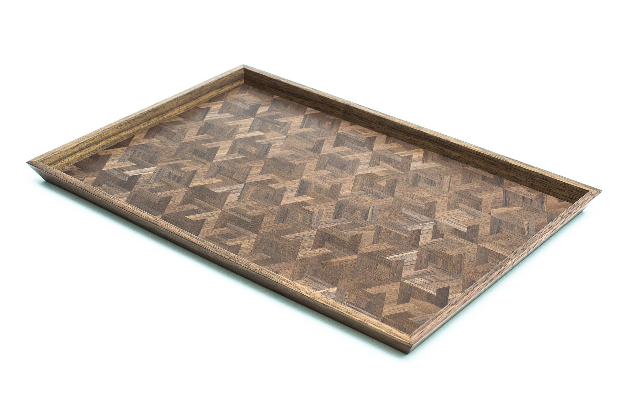 POKE Rectangle Tray NBPZZ-0199　Black Walnut - MORIKOUGEI ONLINE STORE