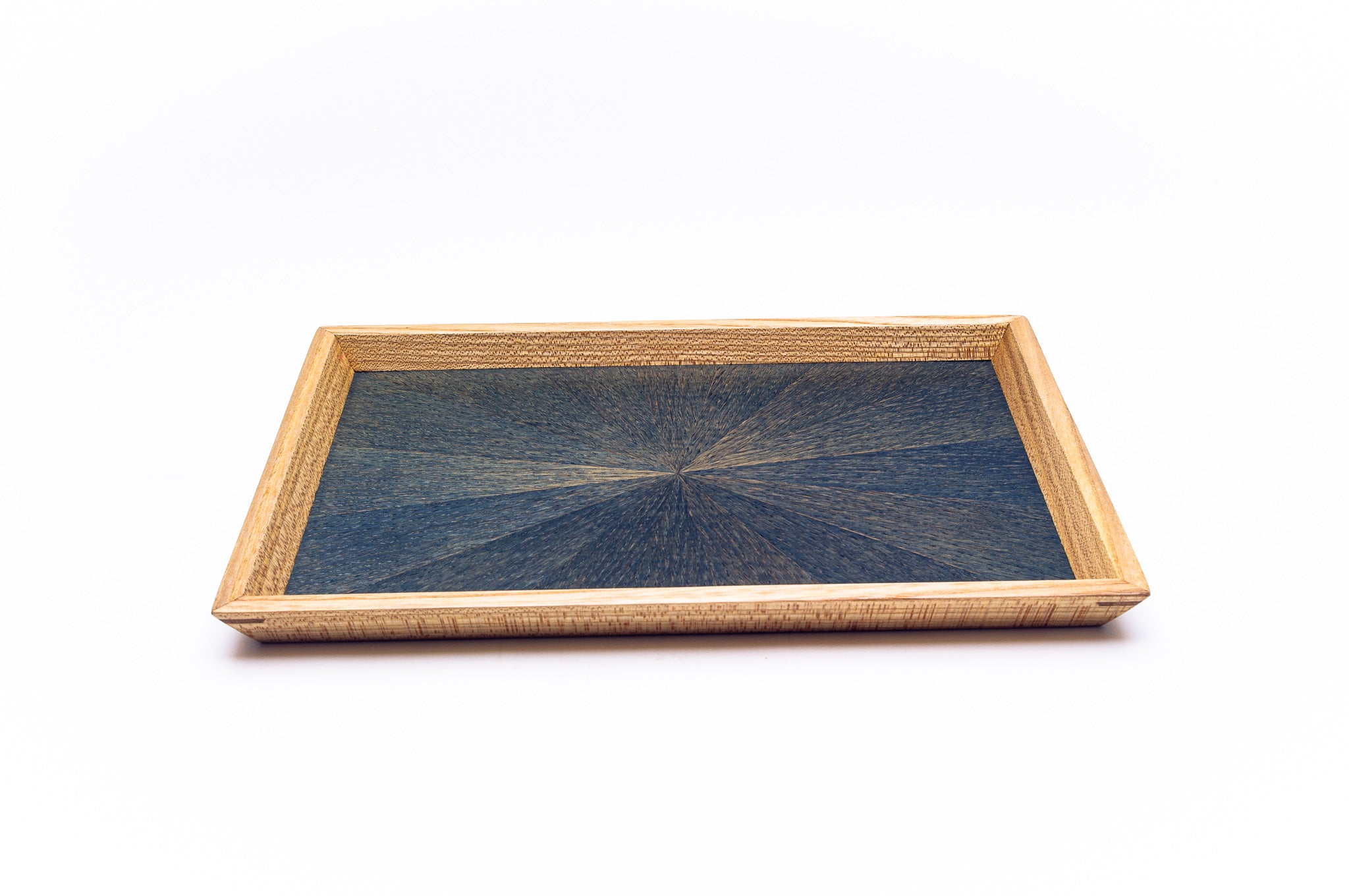 POKE Tea tray 0382　ナラ（藍染） - MORIKOUGEI ONLINE STORE