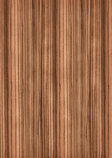 天然木ツキ板シート　ゼブラウッド　茶色系 - MORIKOUGEI ONLINE STORE