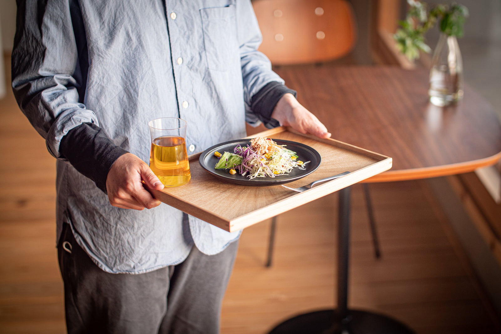 Rectangle Tray | Japanese Handmade Wood Tray by MORI KOUGEI
