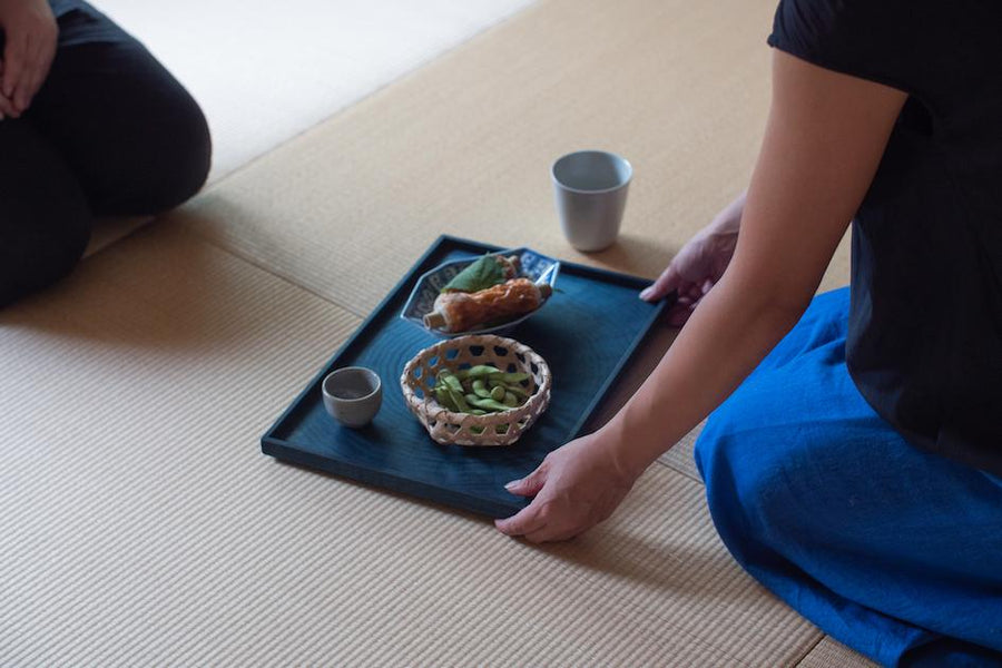 Rectangle Tray | Japanese Handmade Wood Tray by MORI KOUGEI