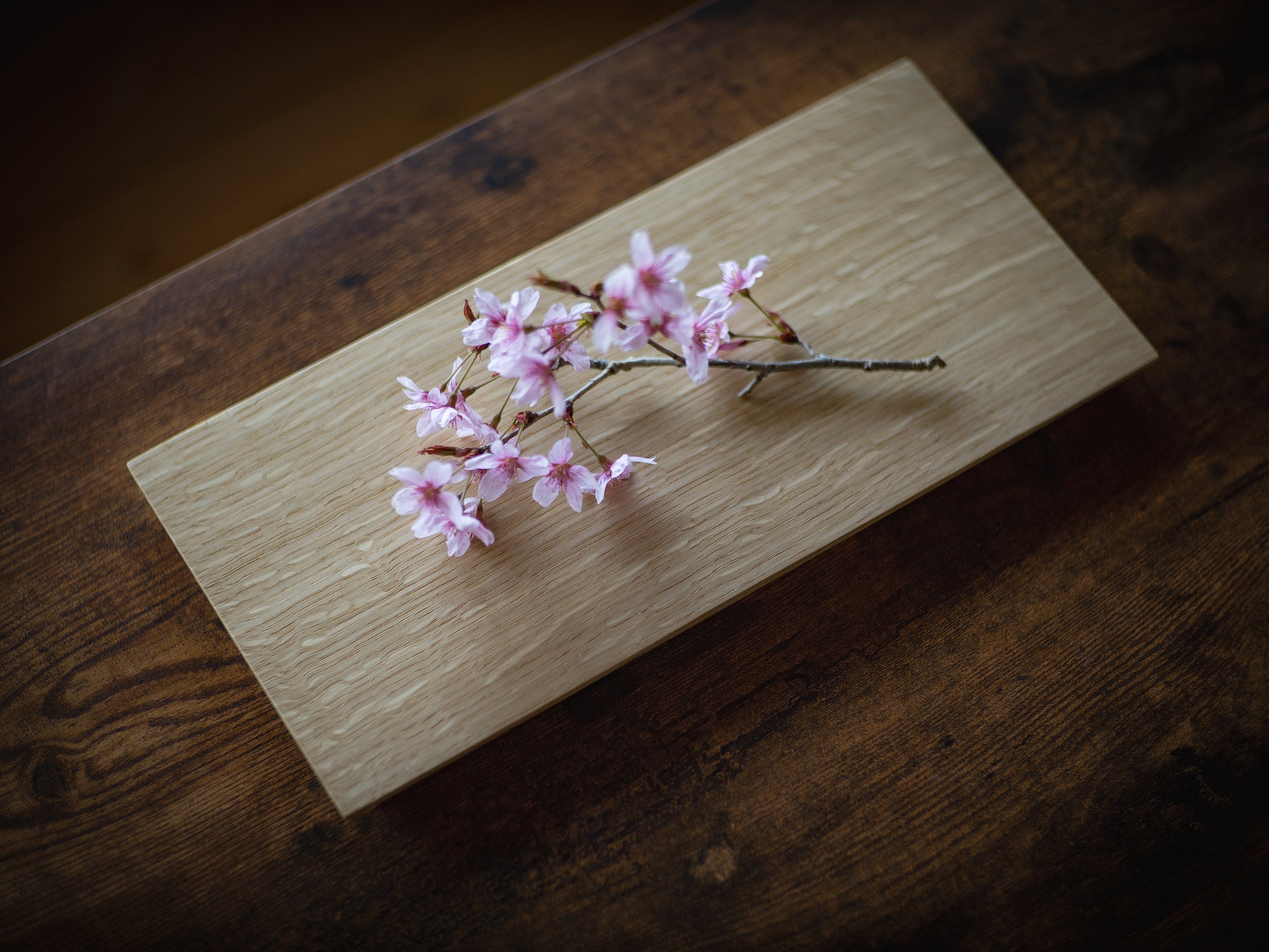 TSUKI-JIRI WOOD PLATE oak-Flat ツキジリウッドプレート オーク＿フラット - MORIKOUGEI ONLINE STORE